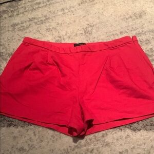 J. Crew Red High Waist Shorts Vibrant Summer Essential